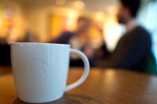 LONDON, ENGLAND - FEBRUARY 17:  A venti sized chai latte pictured in a Starbucks on February 17, 2016 in London, England. Today Action on Sugar announced the results of tests on 131 hot drinks which showed that some contained over 20 teaspoons of sugar. The NHS recommends a maximum daily intake of seven teaspoons or 30 grams of sugar.  (Photo by Ben Pruchnie/Getty Images)